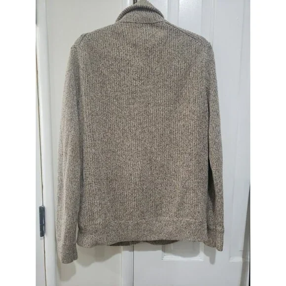 J Crew Marled Sweater Cardigan Mock Neck  Mens L Classic Academia - Picture 9 of 9